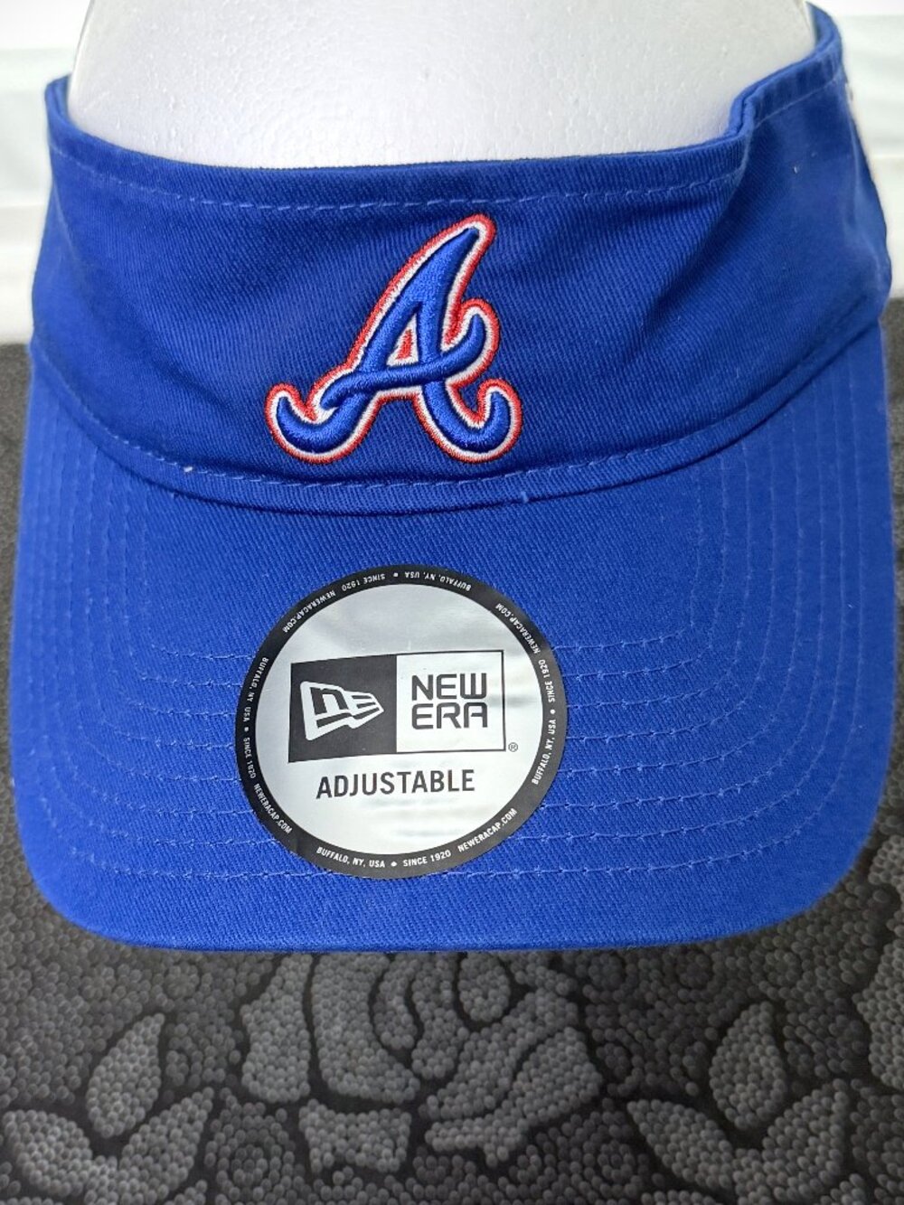 New Era Atlanta Braves Royal Blue Adjustable Visor New with Tags